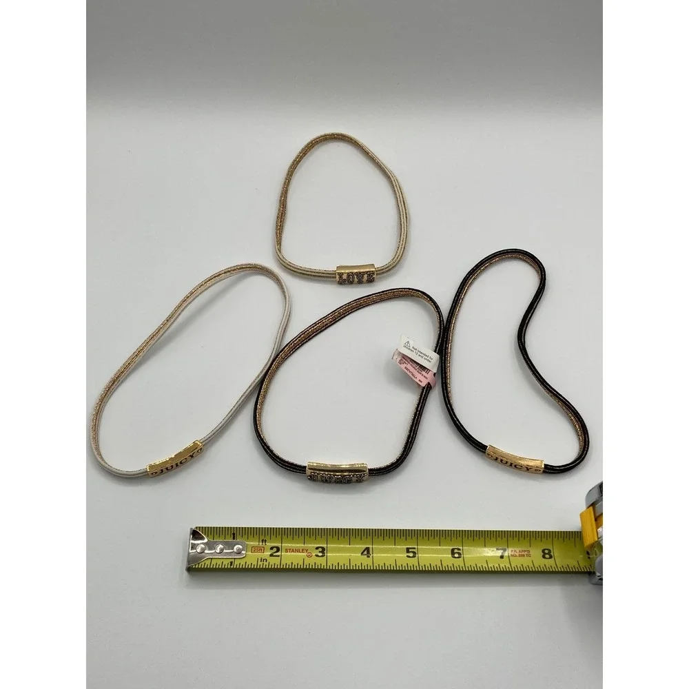 Four Juicy Couture Headbands, Stretchy